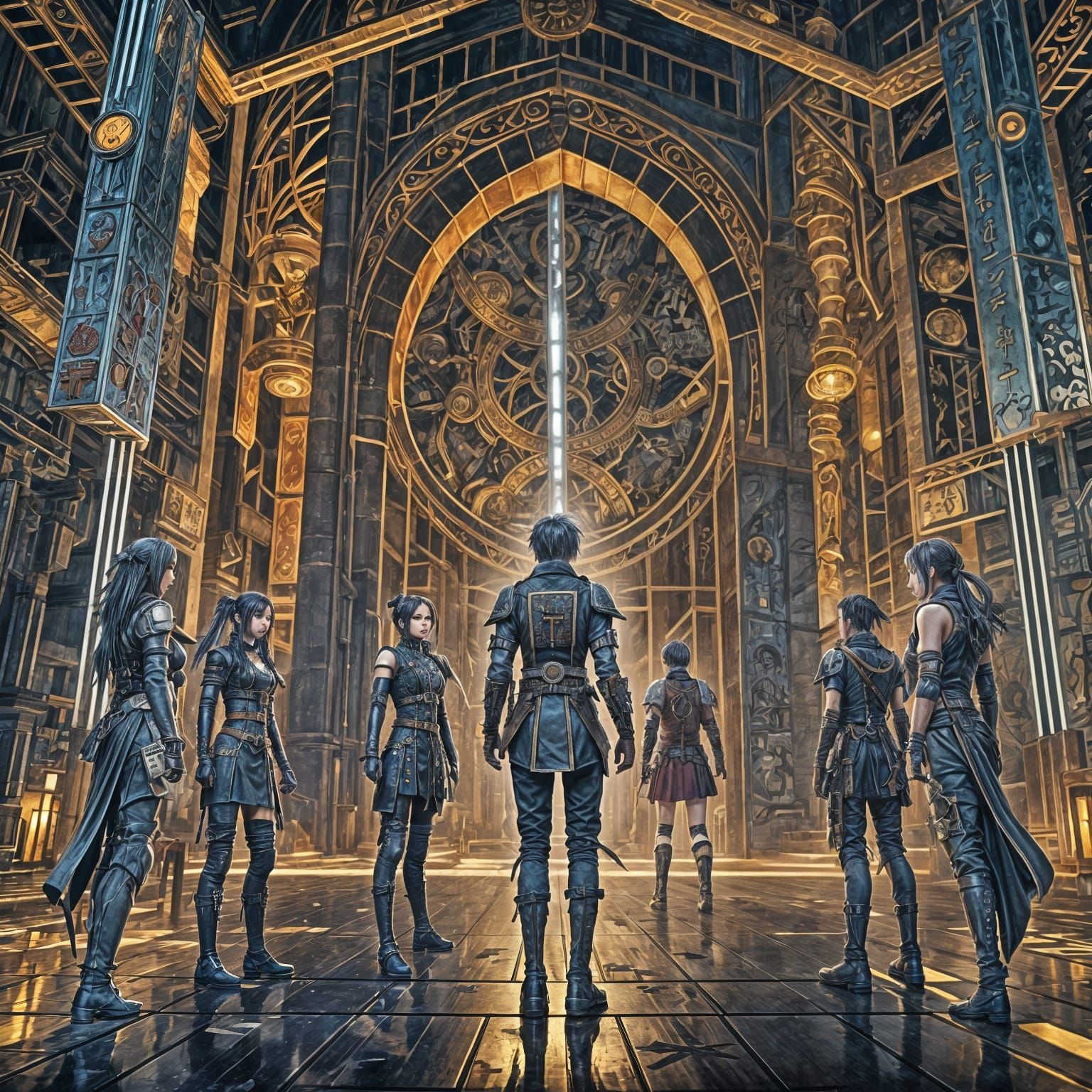 Dungeon Exploring, Japanese Hanafuda Card Style