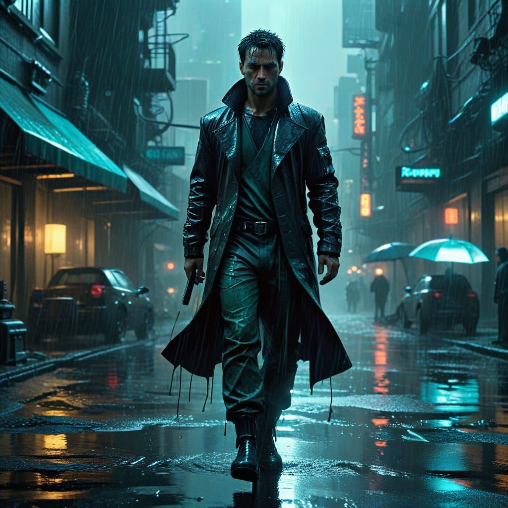 Fisher of Souls in Cyberpunk Style