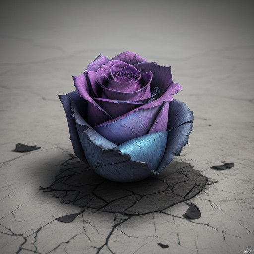 Ethereal Roses on Ancient Stone