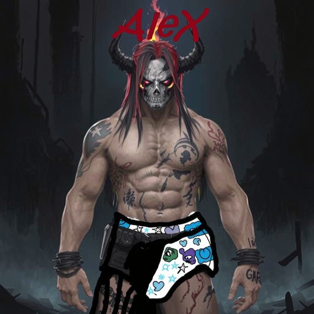 Battle-Hardened Warrior with Kaotik's Mask