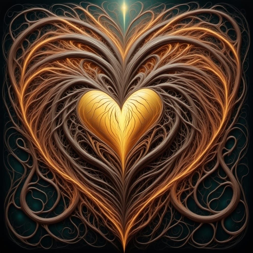 Lion's Heart of Ancient Mystical Power in Fantasy Concept Ar...