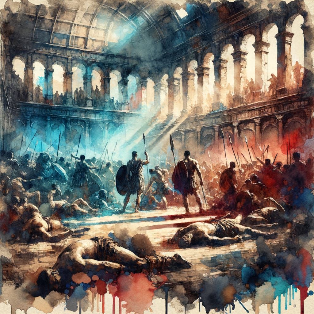 Echoes of the Spoliarium: A Fallen Glory