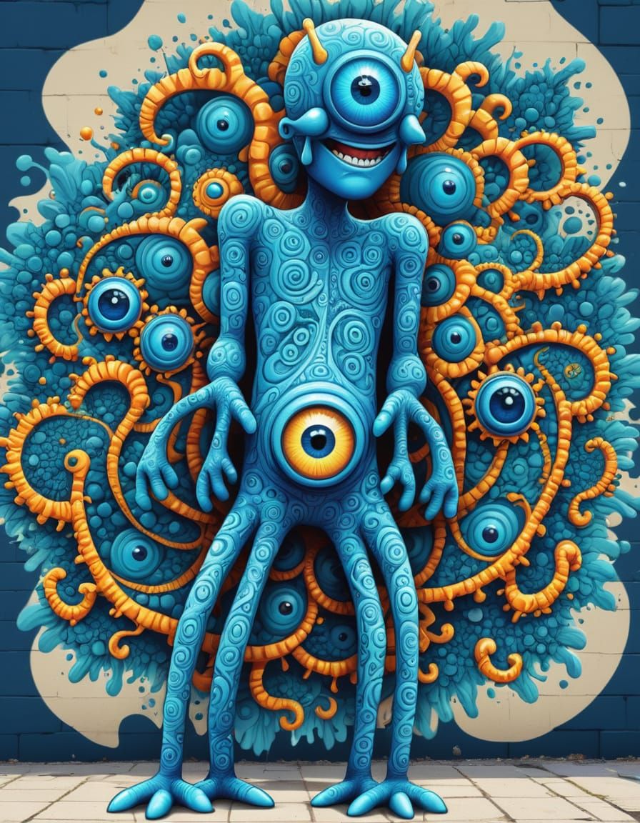 Abstract Curvy Dude III