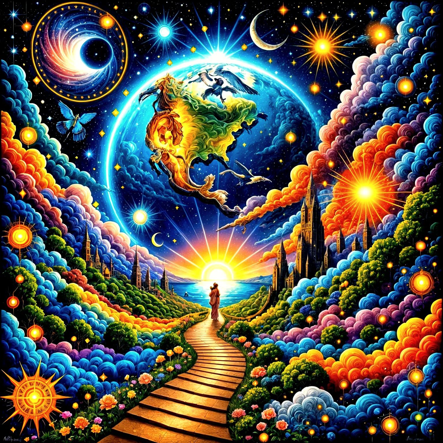 "Doth Approach, Where Roads Bend."