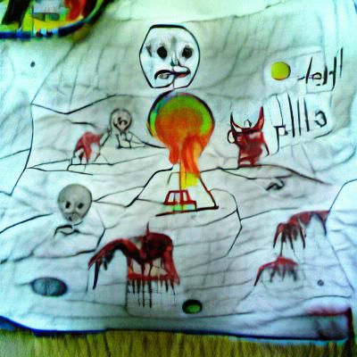 Hell On Earth: A Child's Drawing