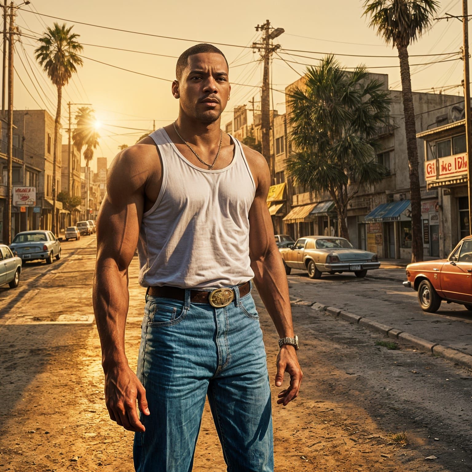 Carl Johnson GTA San Andreas as Real Person