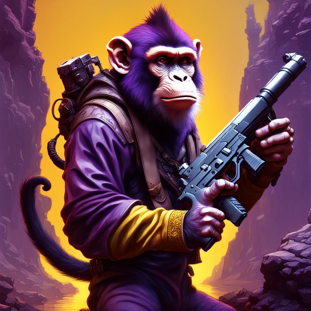 Monkey with a Gun: Dark Fantasy Concept Art