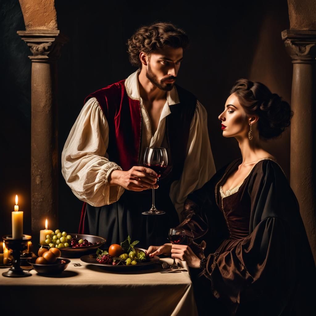 Candlelit dinner