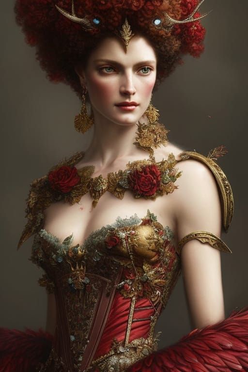 Britomart: Fairy Queen in Rococo Armor