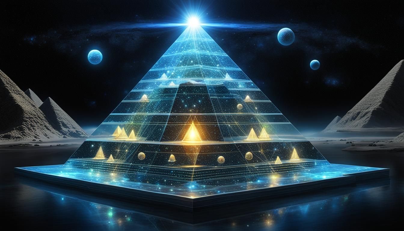 Holographic Sirian Light Body Pyramid Stargate