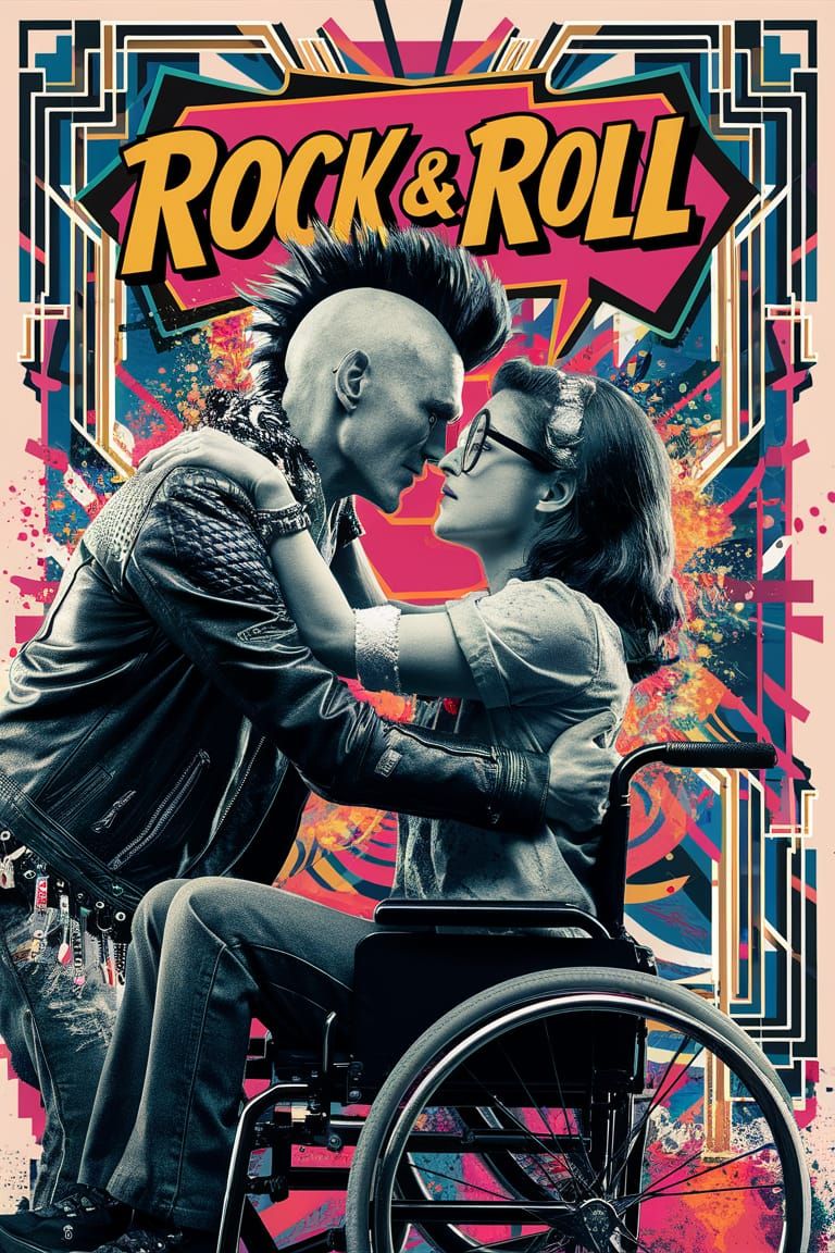 Pop Art Movie Poster: Rock & Roll