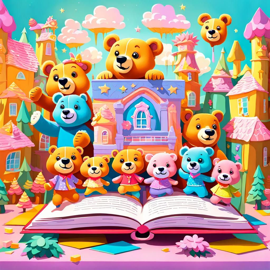 Goldie Locks and the Three Bears Pop-Up Book