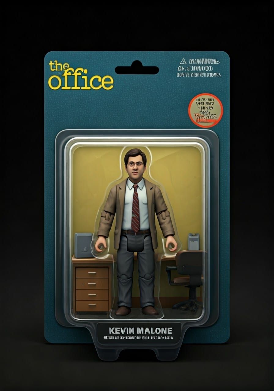 Kevin Malone Action Figure in Retro Blister Pack