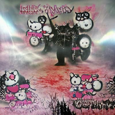 Hello Kitty Black Metal Album Cover Art