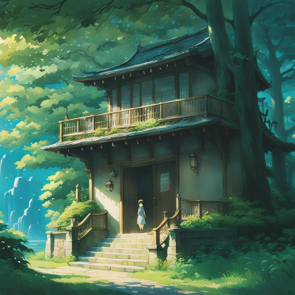 Anime Princess in Ghibli Style, Key Visual