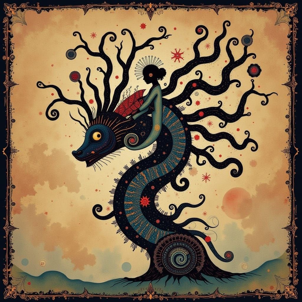 Kaleidoscopic Kinetic Soul in Vibrant Colors