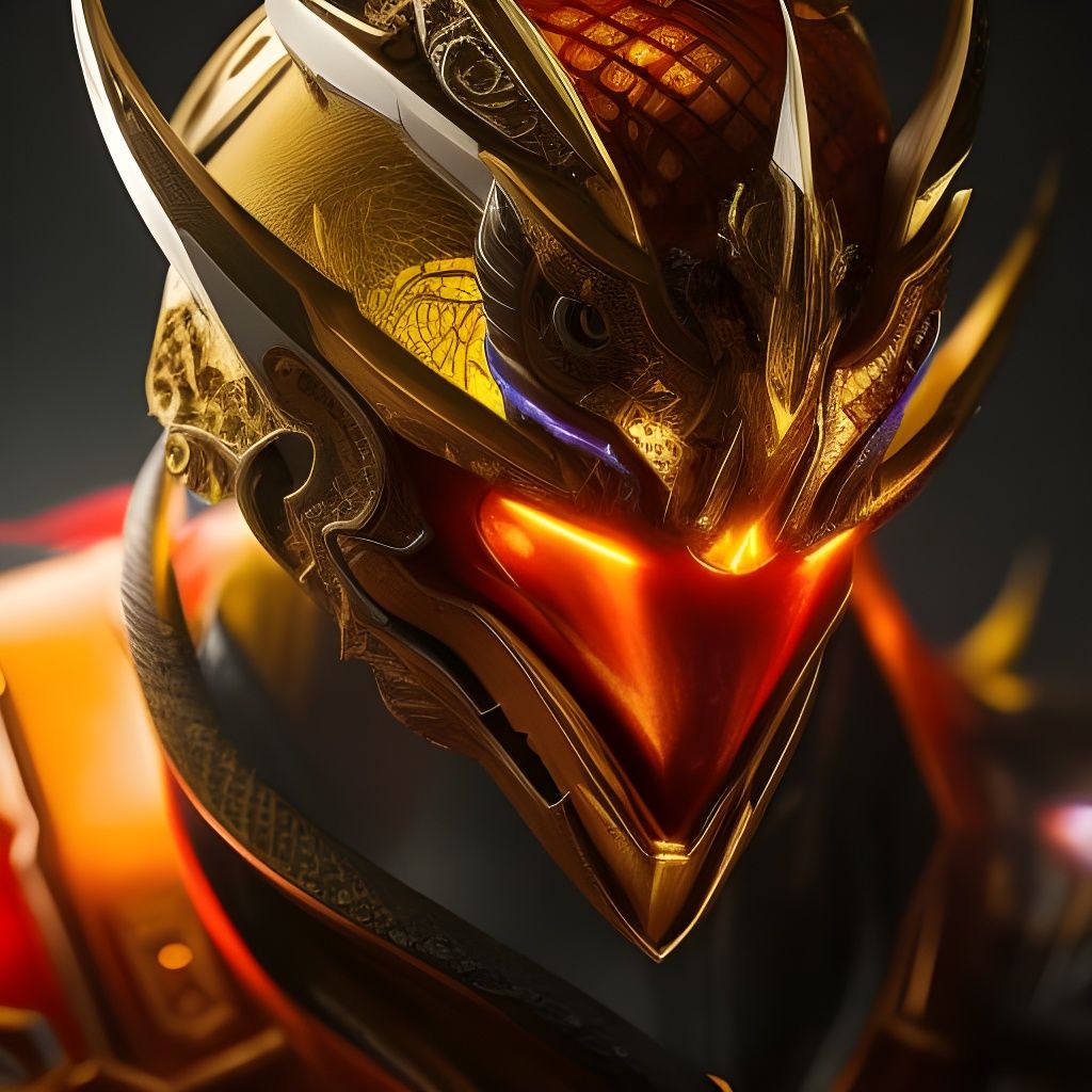 Cyberpunk Mechanical Dragon in Metallic Colors