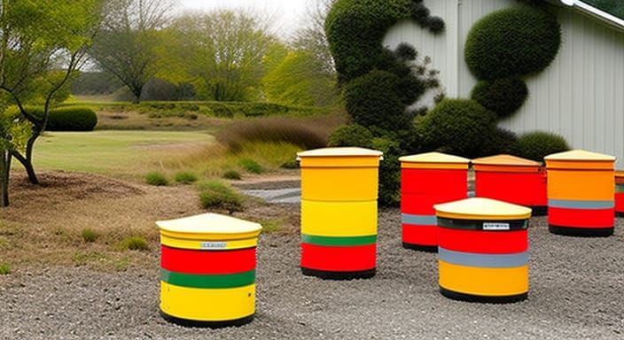 Close-up of a Natural Bee Hive