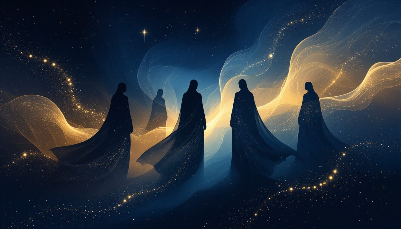 Cosmic Figures Merging in Starlight and Dust