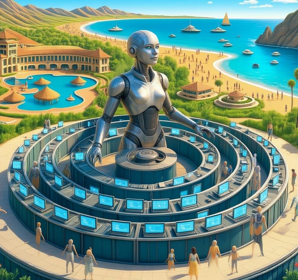 AI Operating System Manager Overseeing Resort Ecosystem