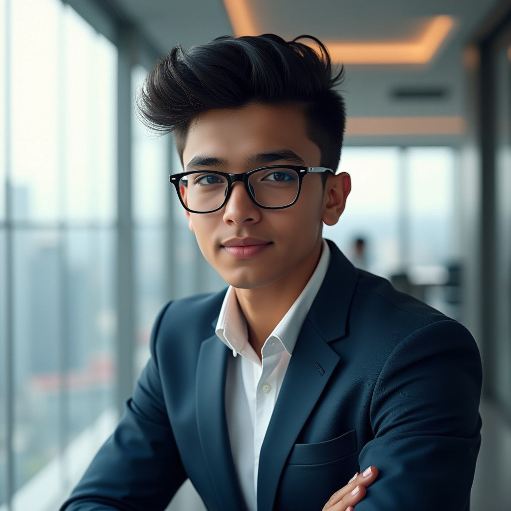 Professional LinkedIn Portrait of a Young Man