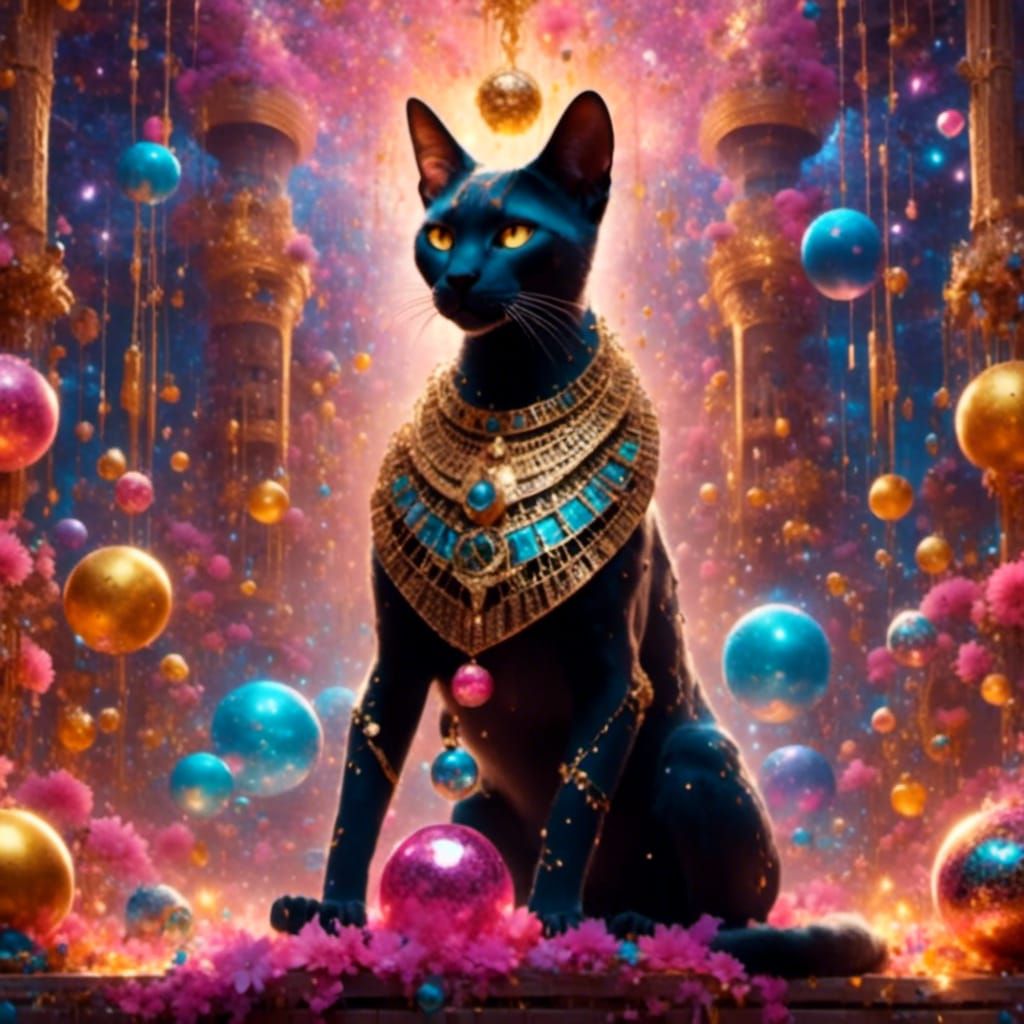 Egyptian New Year Celebration with Goddess Bastet