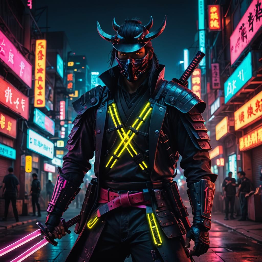 Cyberpunk Samurai