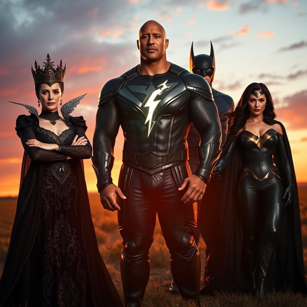 Evil Queen and Allies: Cinematic Film Still