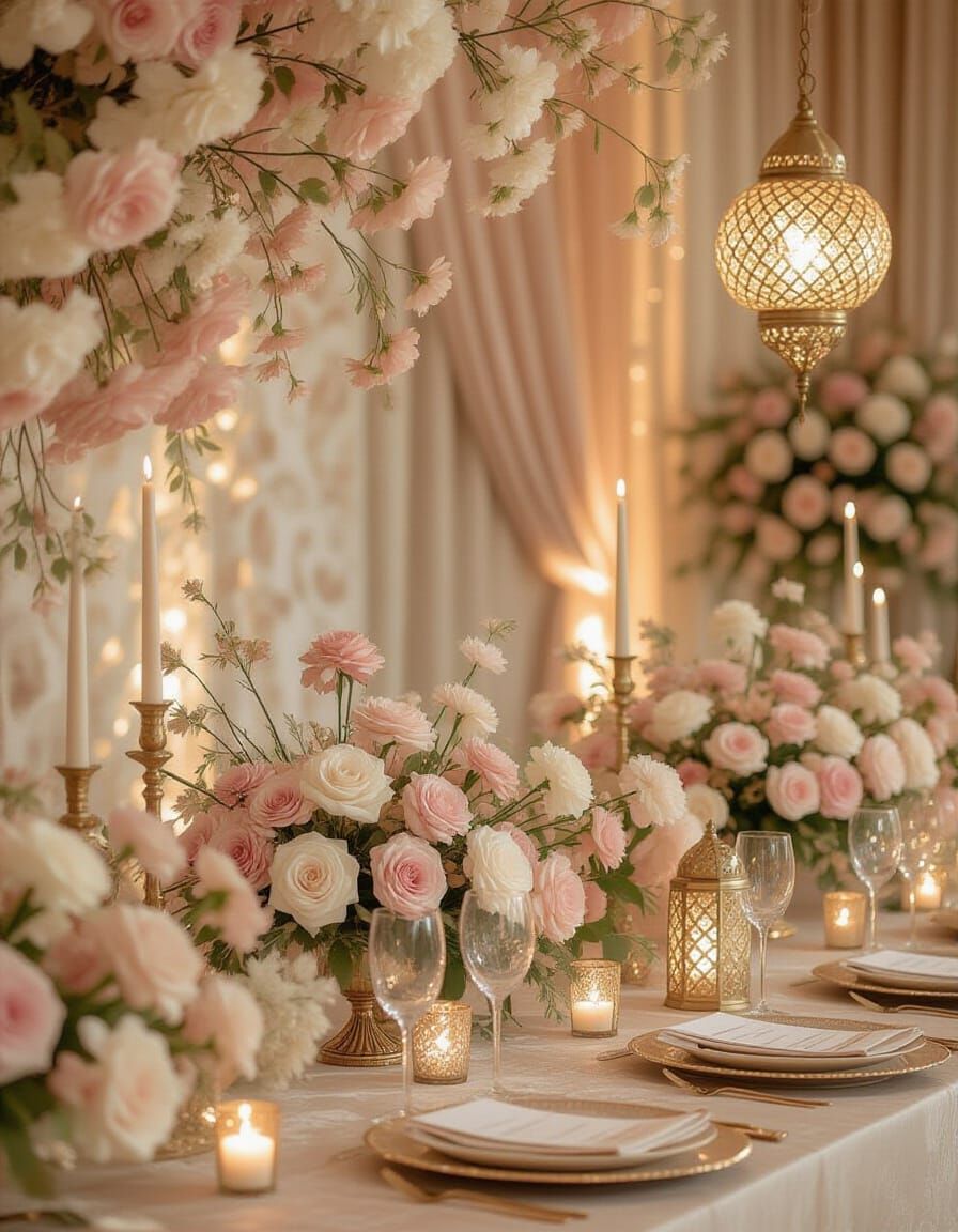 Dreamy Malay Wedding with Floral Decor