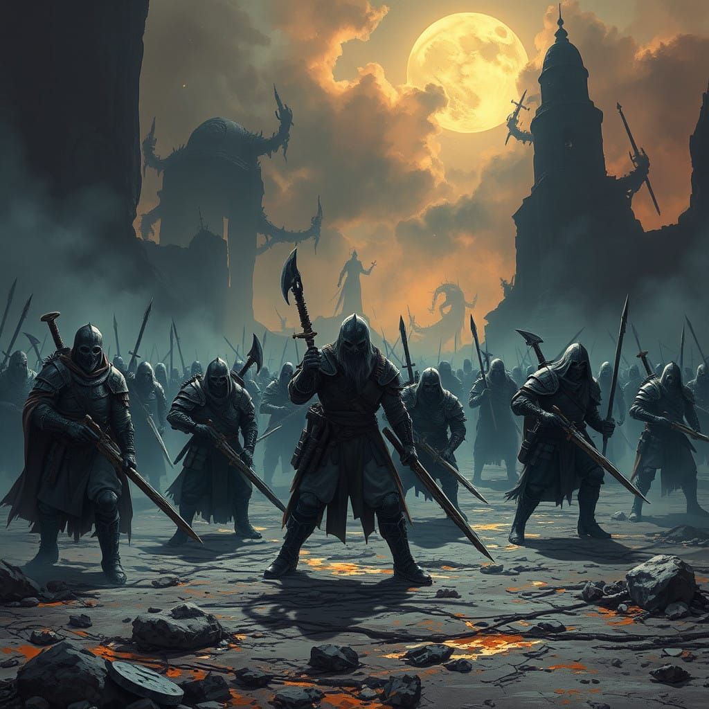 Haunted Wasteland Battlefields: Mercenaries Face Vengeful Sp...