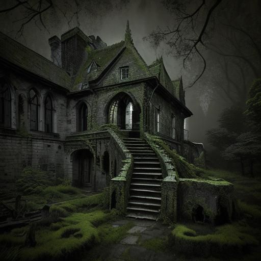 Gothic Surrealism: Mold in Abandoned Alley