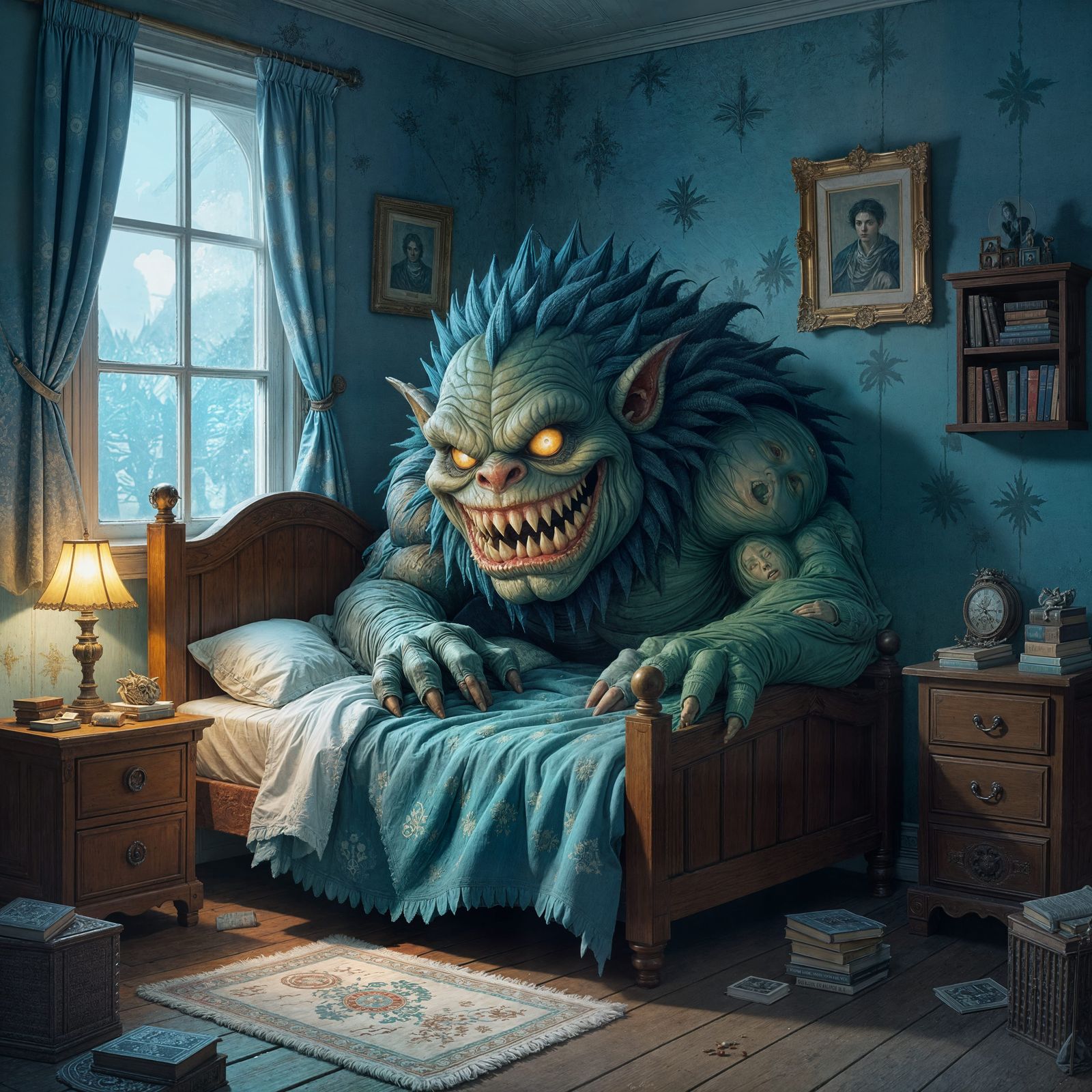 Monster Under Bed Friends With Voices In Head