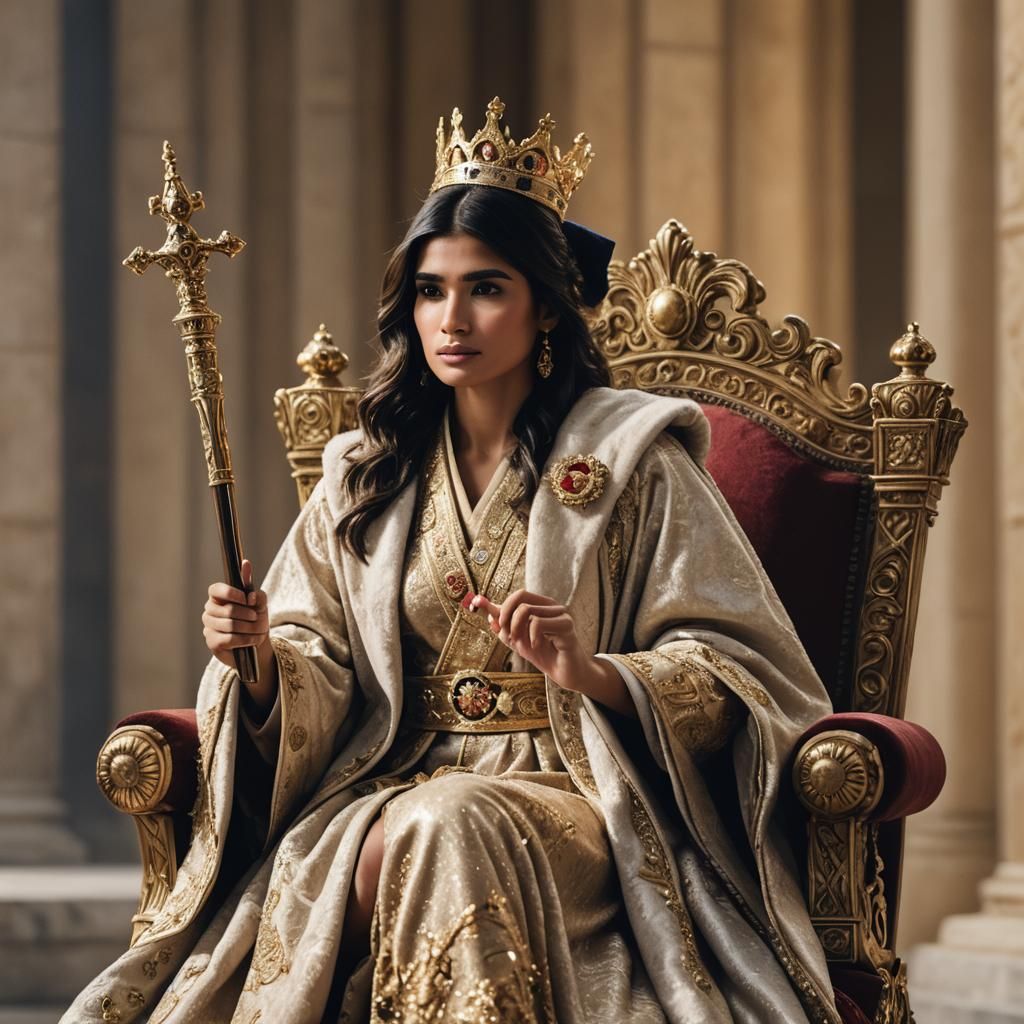 Diane Guerrero as Queen in Royal Portrait