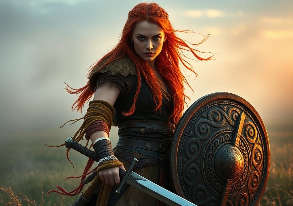 Dawn of the Celtic Warrior: Unleashing Maggie's Fury on Mist...