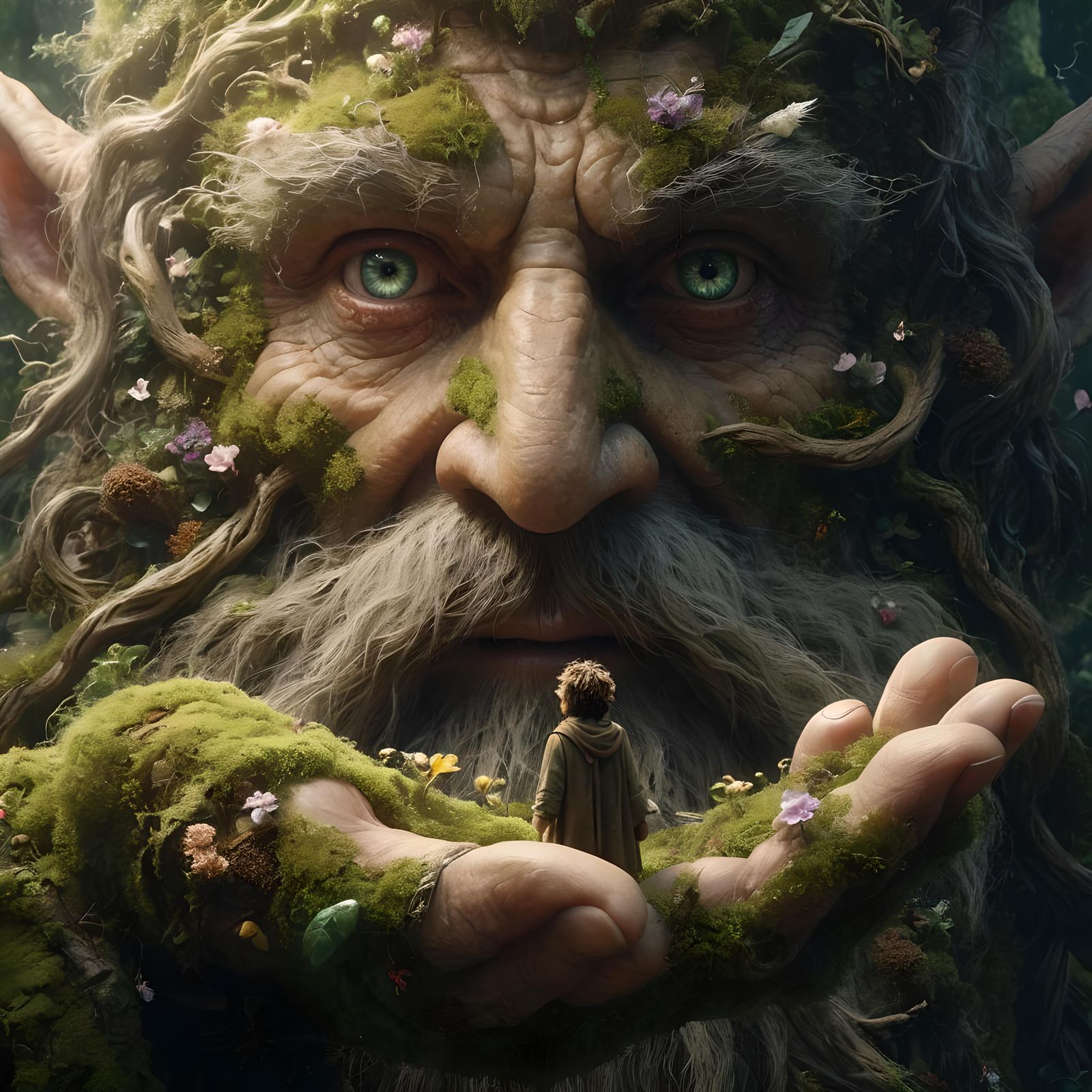 I Think I Should Tender Your Bark Bristles, Bilbo Re-Imagined, I Met An Ent Today! By Lord Elboron