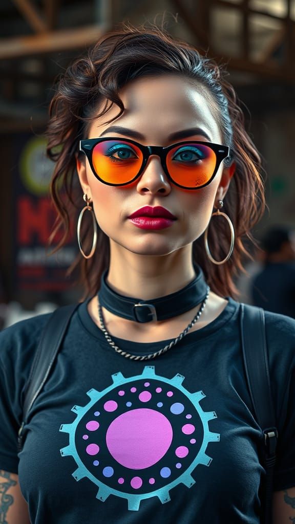 Plasticene Portrait: Lady Technozen Pucca in Steampunk Style