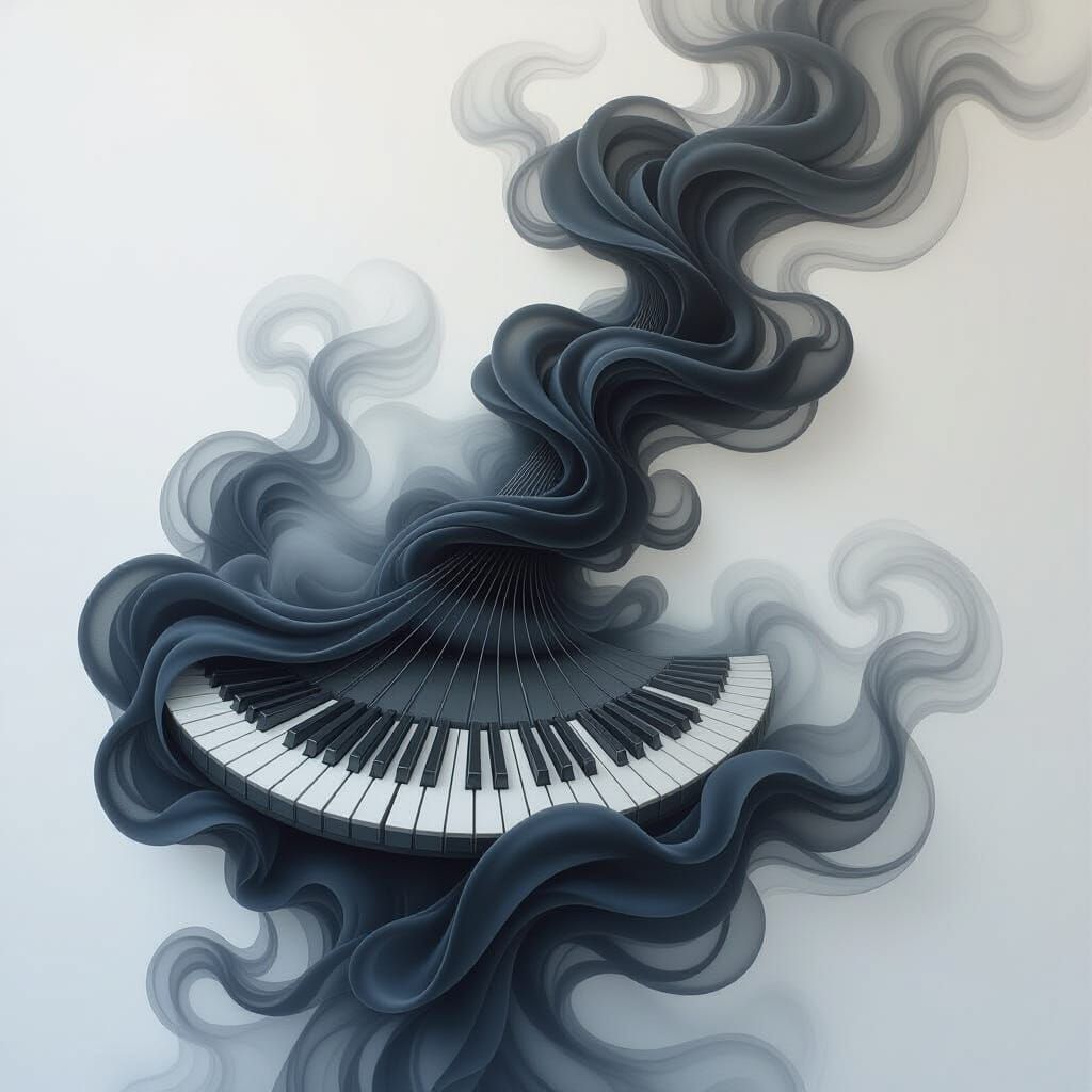 Ethereal Xylophone of Smoke and Ink
