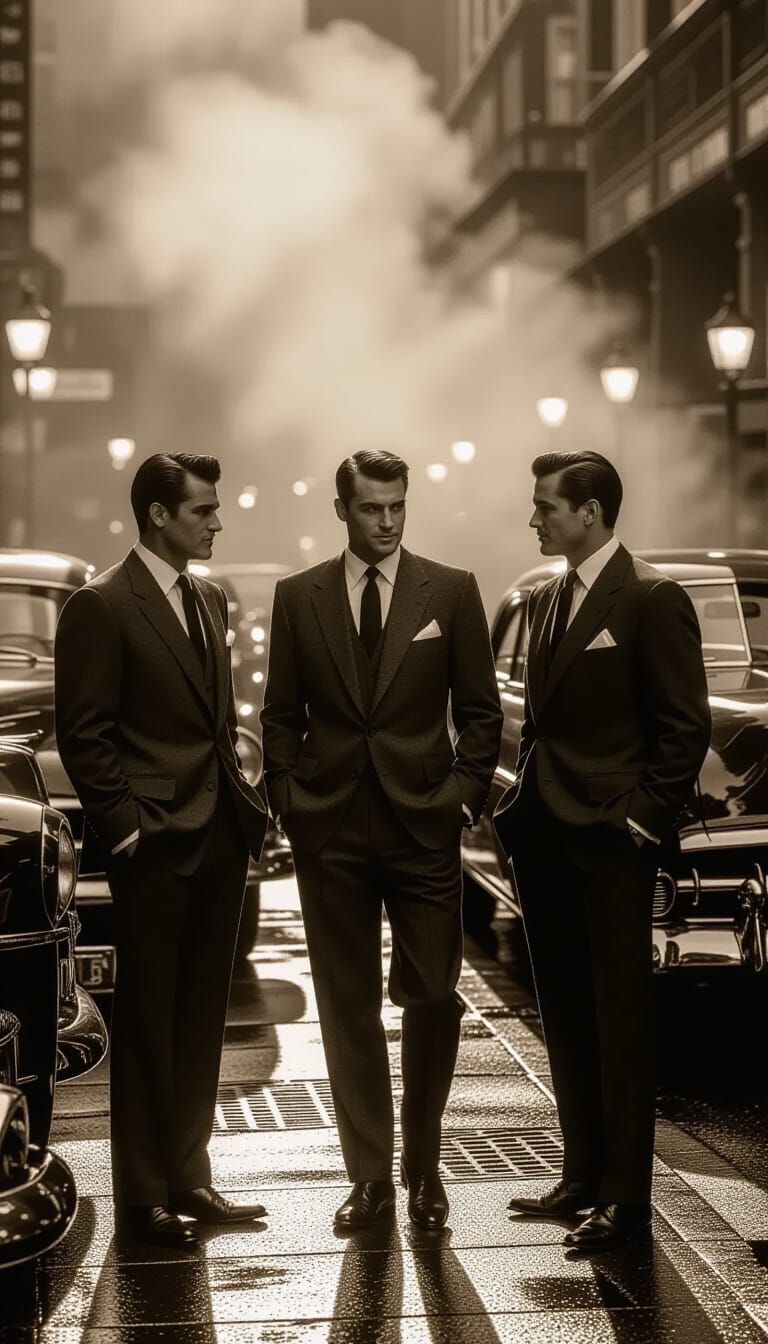 Golden Age Masculinity in Noir Style