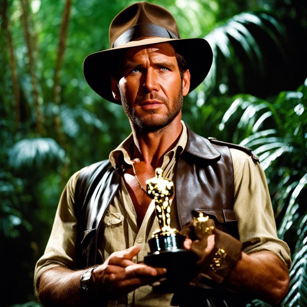 Indiana Jones and the Oscar in Jungle Temple