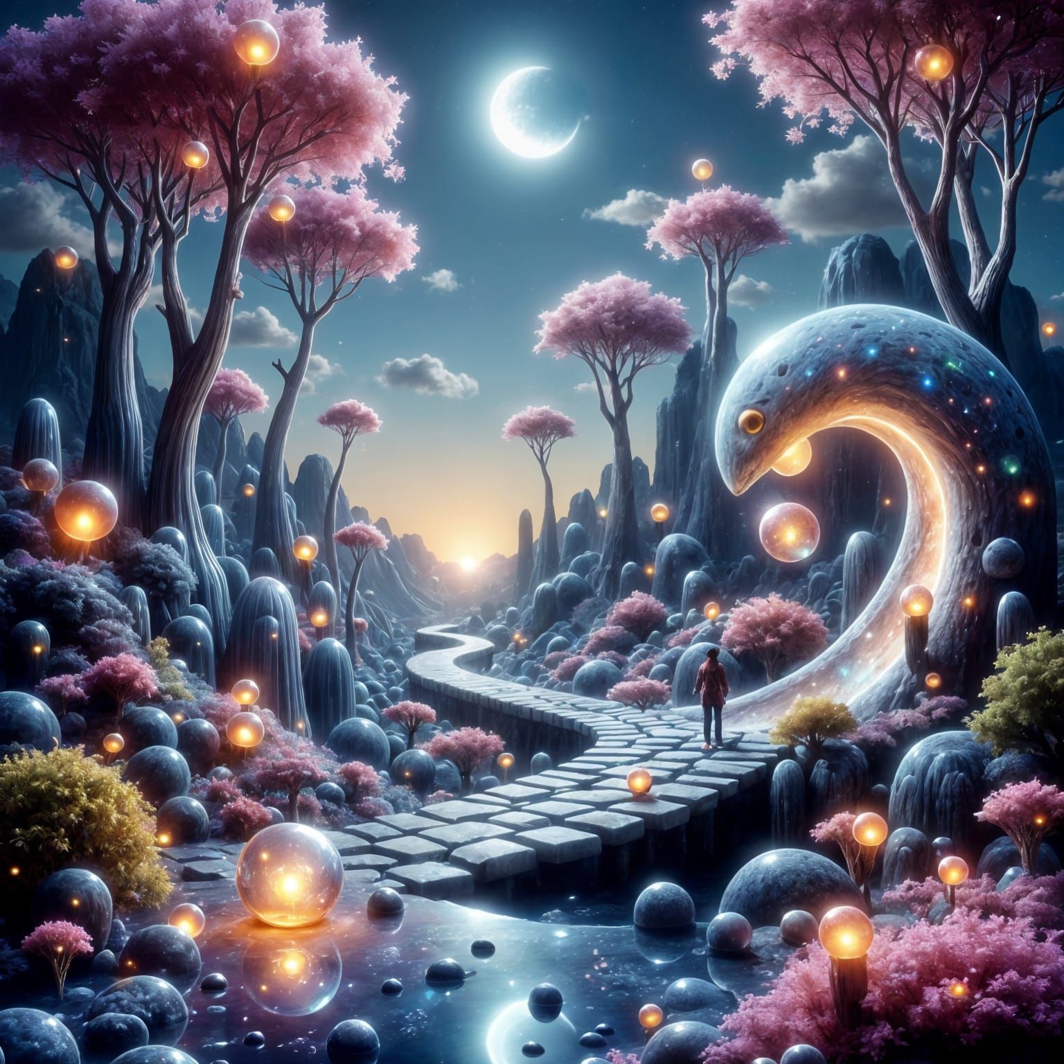 Surreal Fantasy Land Unveils Dreamlike Wonders