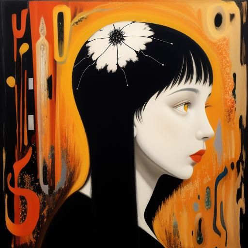 Surrealist Oil Painting: 1000 Years of Solitude