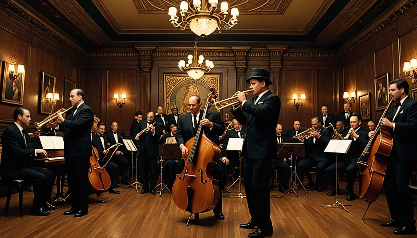 Art Deco Jazz Band Performs at Preservation Hall