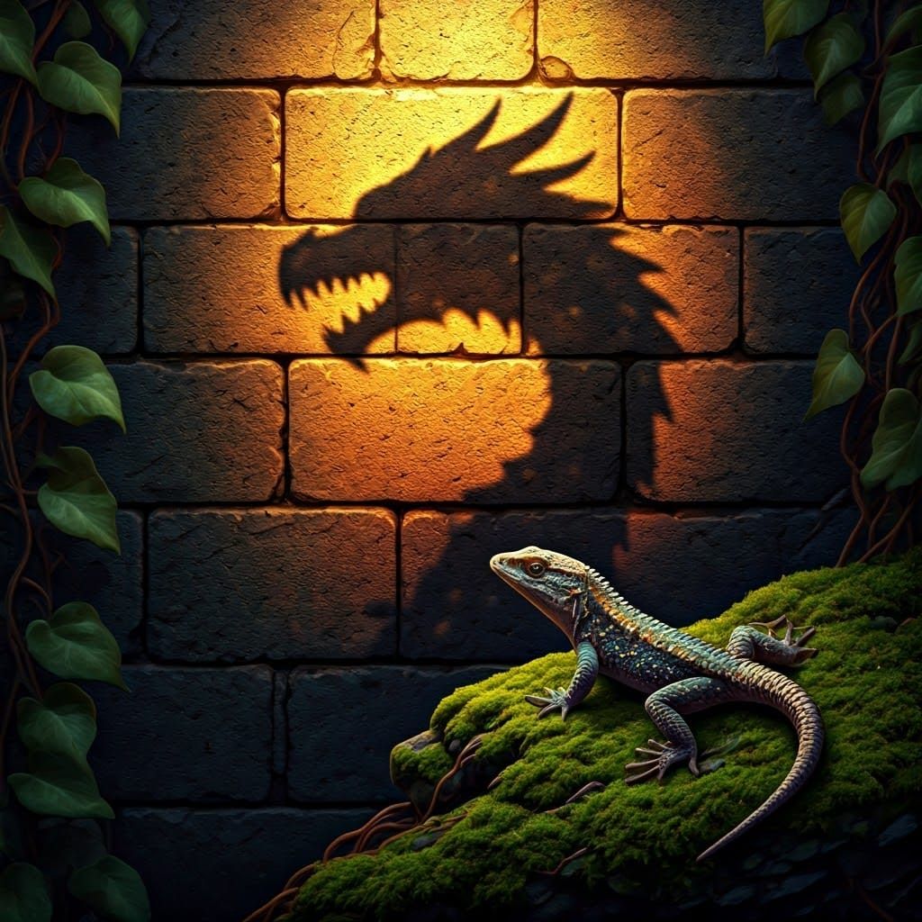 Living Shadows in Realistic Fantasy Style