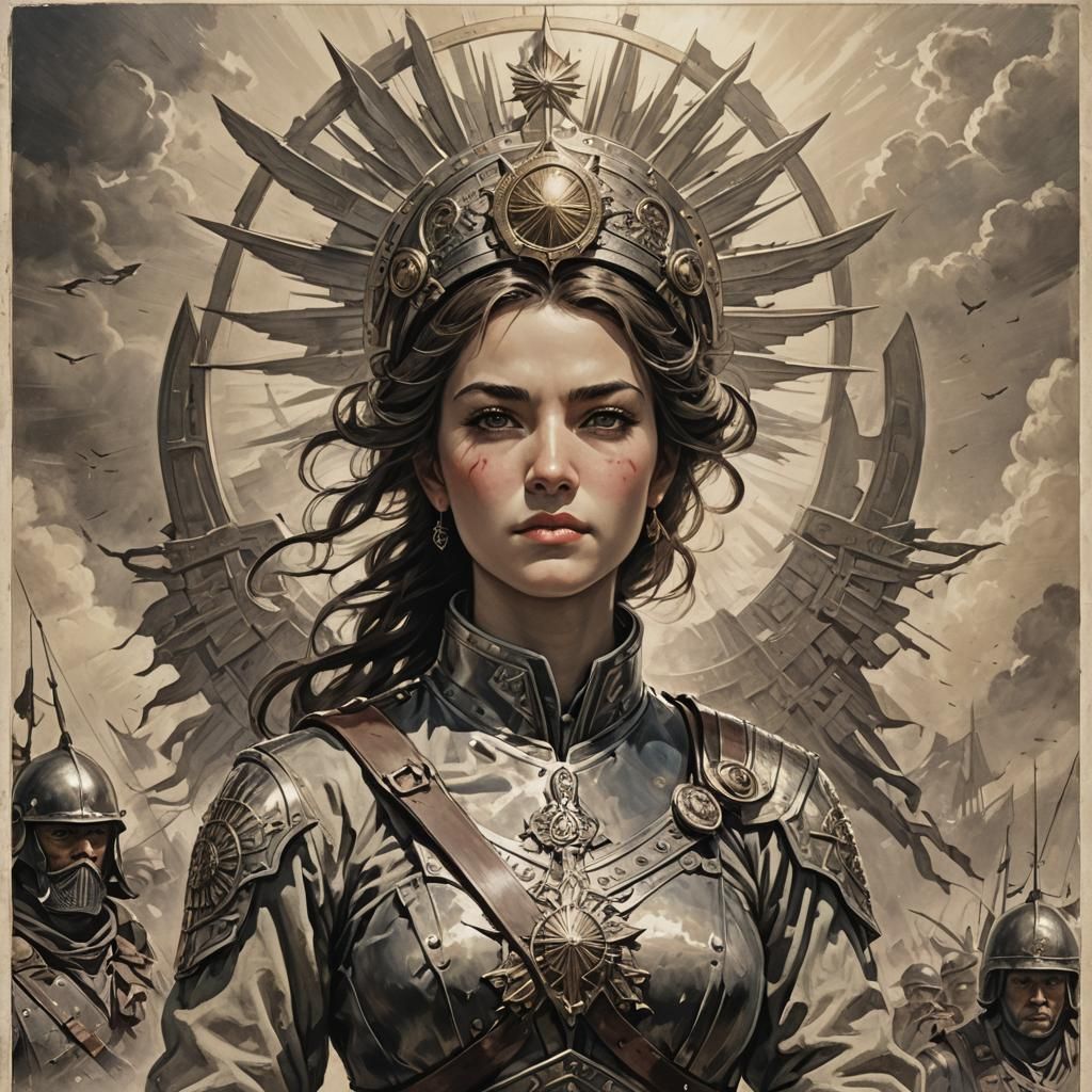 Female Figure of Glory, Law, and Sun