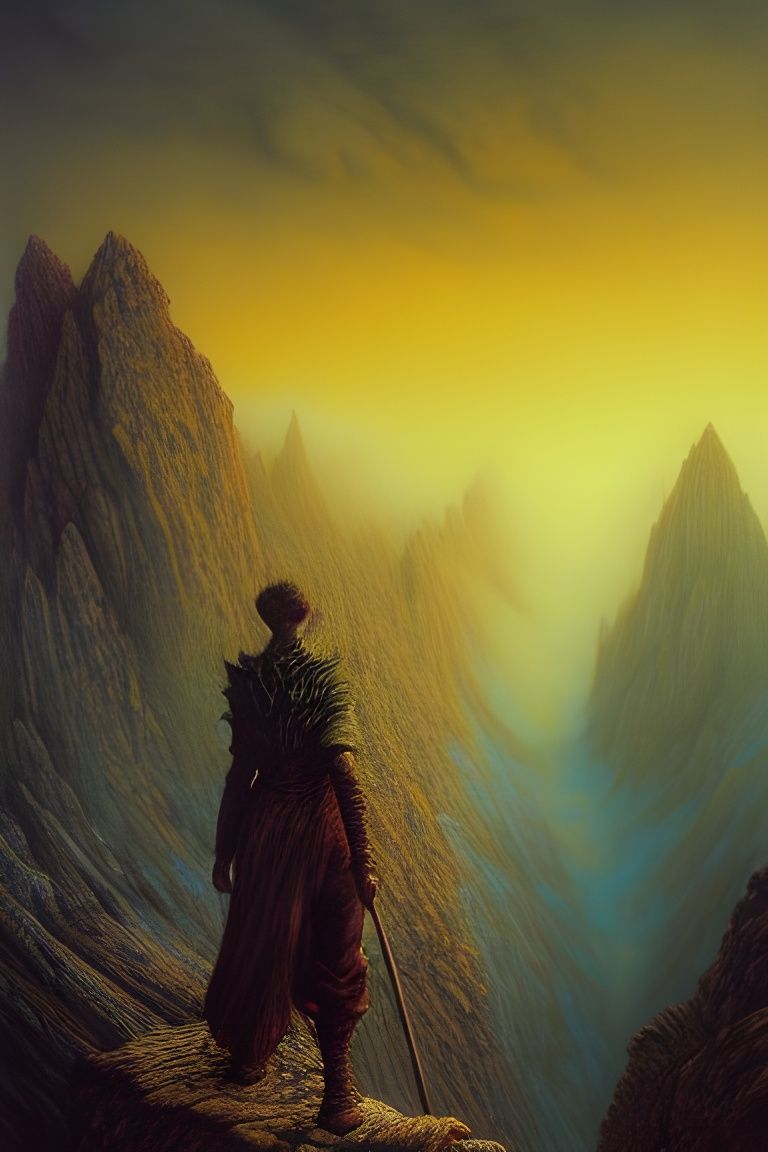 Detailed Dungeons and Dragons Character Portrait