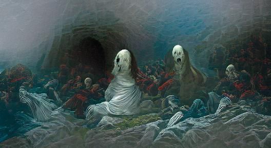 Punk Rock Ghosts Escape Graves in Horror Style