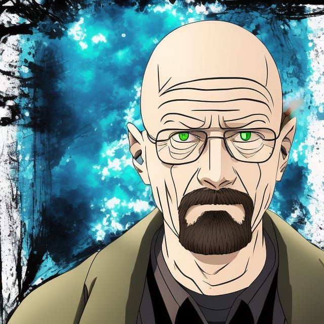 Walter White as Anime Character