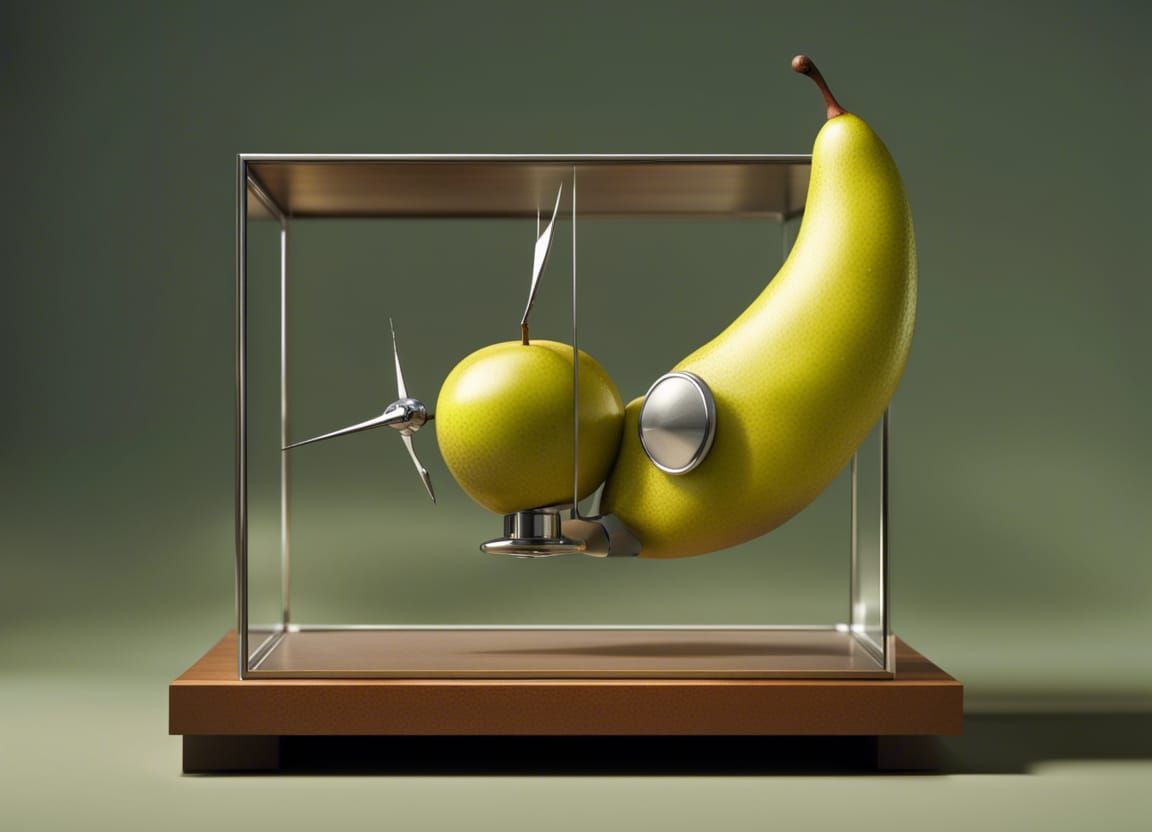 Surrealist object made with the help of Duchamp