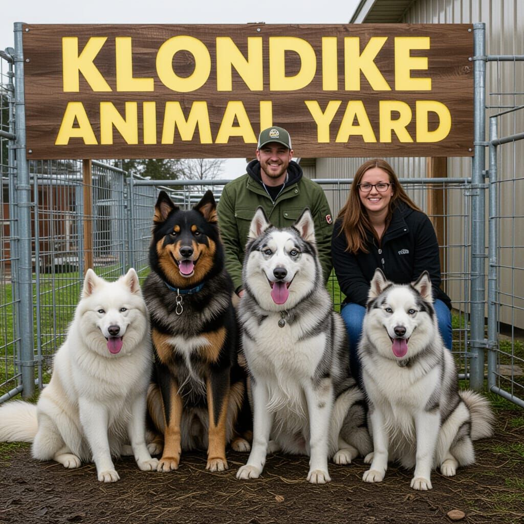 Klondike Animal Yard Scene