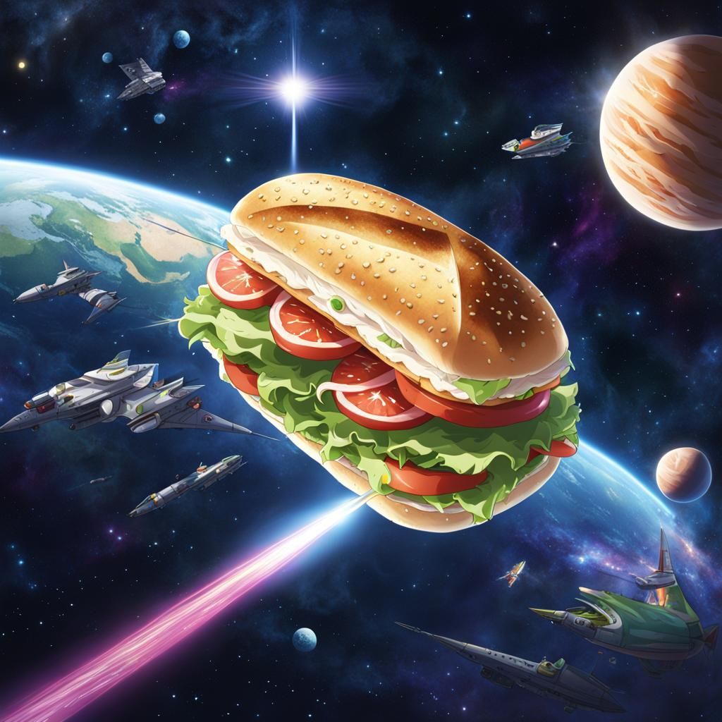 Sandwich Warship Anime Key Visual